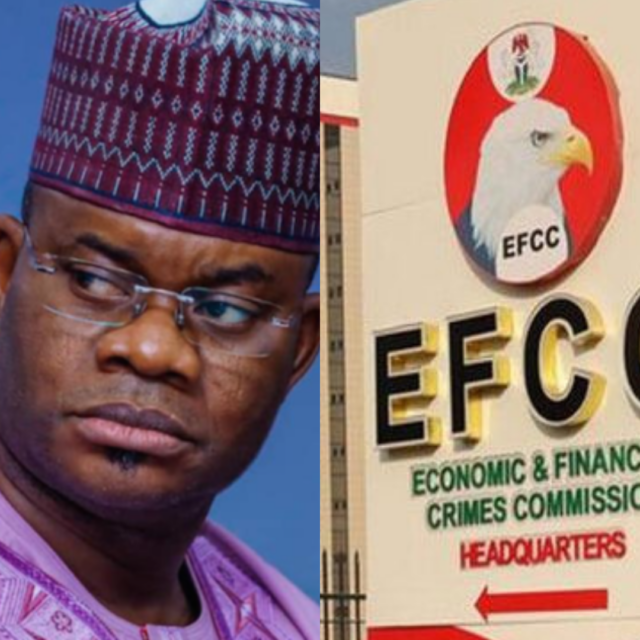 "EFCC Clarifies Yahaya Bello's Arrest Status"