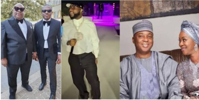 Davido Shines at Senator Saraki's Wife's 60th Birthday in France