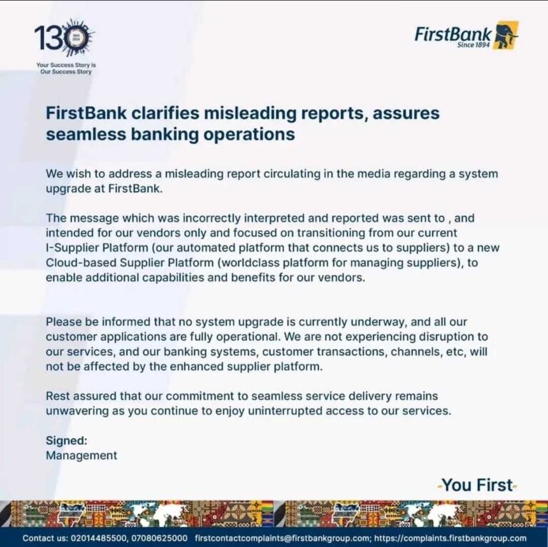 Scheduled System Migration won’t Affect Banking Services.