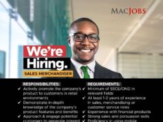 We are Hiring: Sales Merchandiser