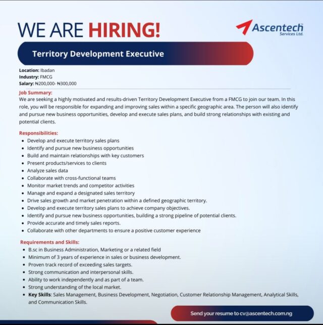 JOB ALERT