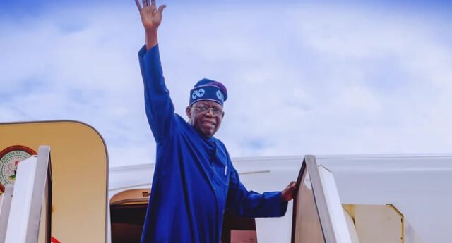 tinubu-depature Tinubu