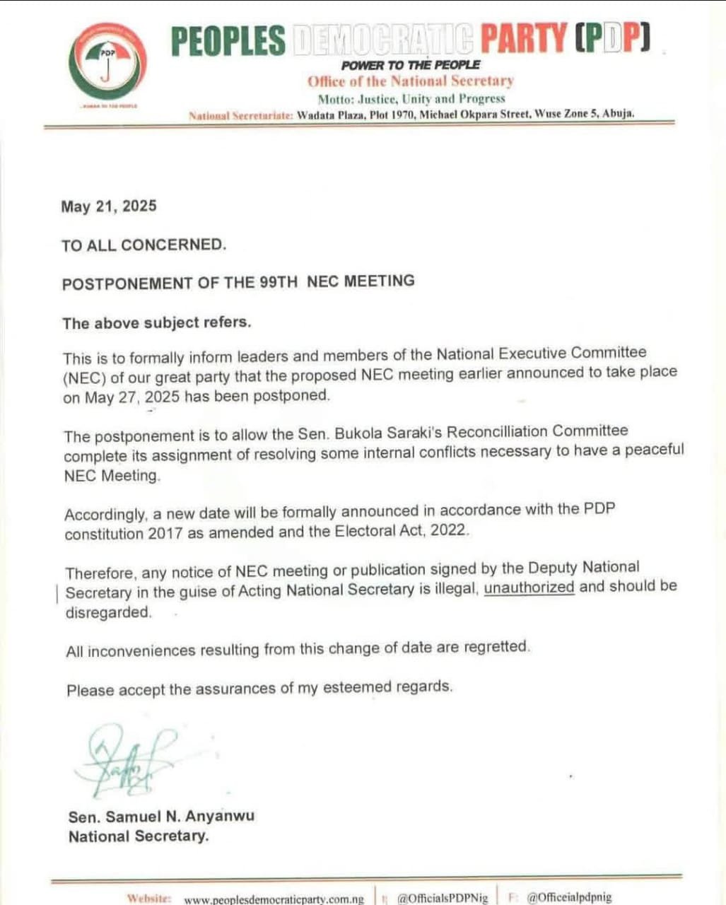 nec meeting