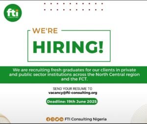 Job: HIRING FRESH GRADUATE