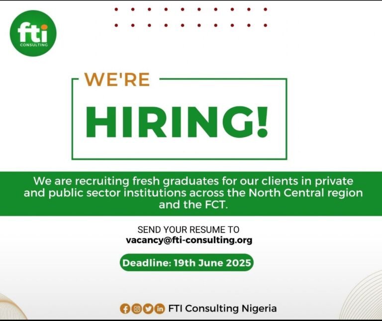 Job: HIRING FRESH GRADUATE