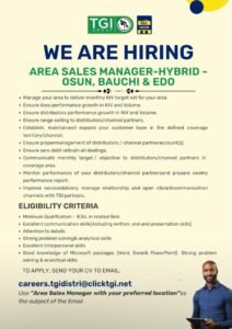 Job position: finance Assistant Abuja
