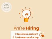 JOB TITLE : CUSTOMER SERVICE ASSISTANT-