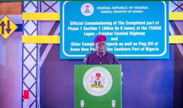 coastal way3 president Tinubu