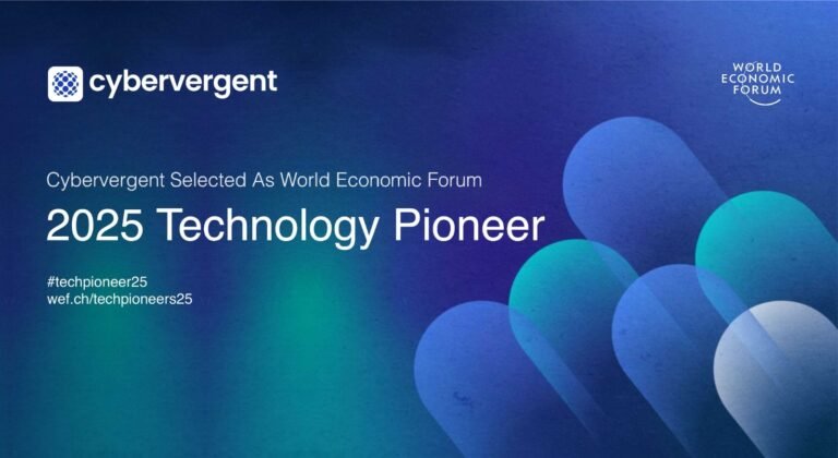 World Economic Forum (WEF) picks Cybervergent as 2025 Tech Pioneer Company