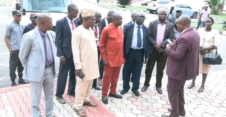 EKSU Vice Chancellor Leads Management Team on Courtesy Visit to Aare Afe Babalola