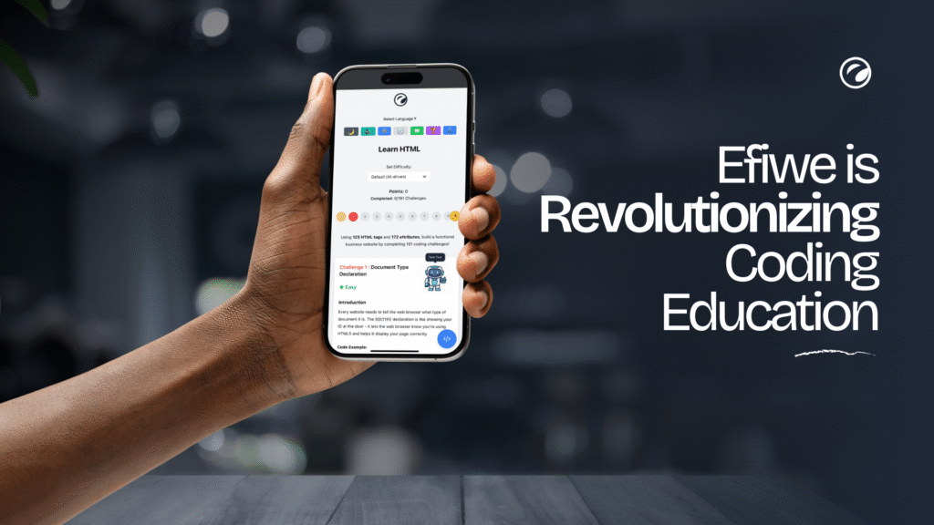 Efiwe Unveils Mobile AI Platform to Make Coding Global and Accessible