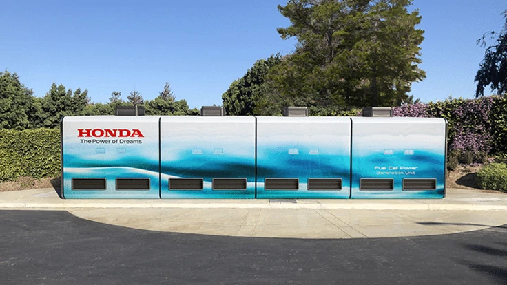 Honda Launches Innovative Demonstration of Stationary Fuel Cell Power Station