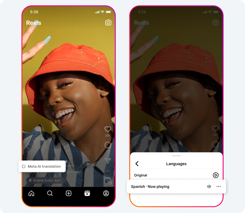 Meta Launches AI Translation for Facebook and Instagram Creators Globally