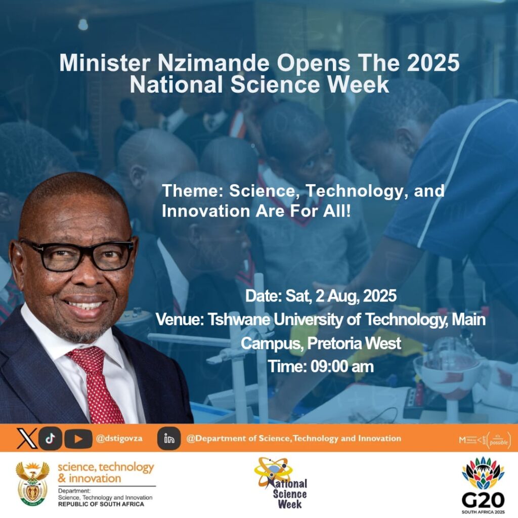 Science, Technology & Innovation Launches South African National Science Week