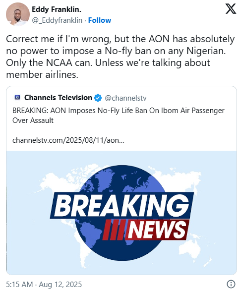Controversy Over Airline 'No-Fly' Ban in Nigeria