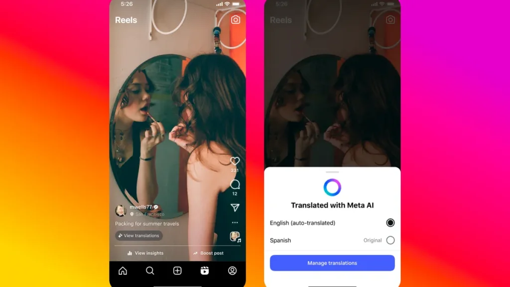 Meta Launches AI Translation for Facebook and Instagram Creators Globally