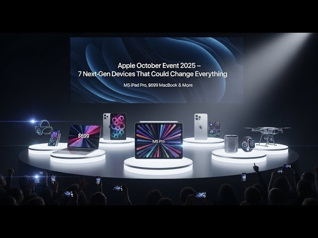 Apple October 2025 Event: What to Expect from the M5 iPad Pro, Vision Pro Upgrade, and More