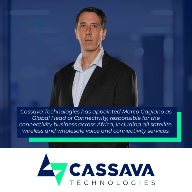 Cassava Technologies Appoints Marco Gagiano as Global Head of Connectivity