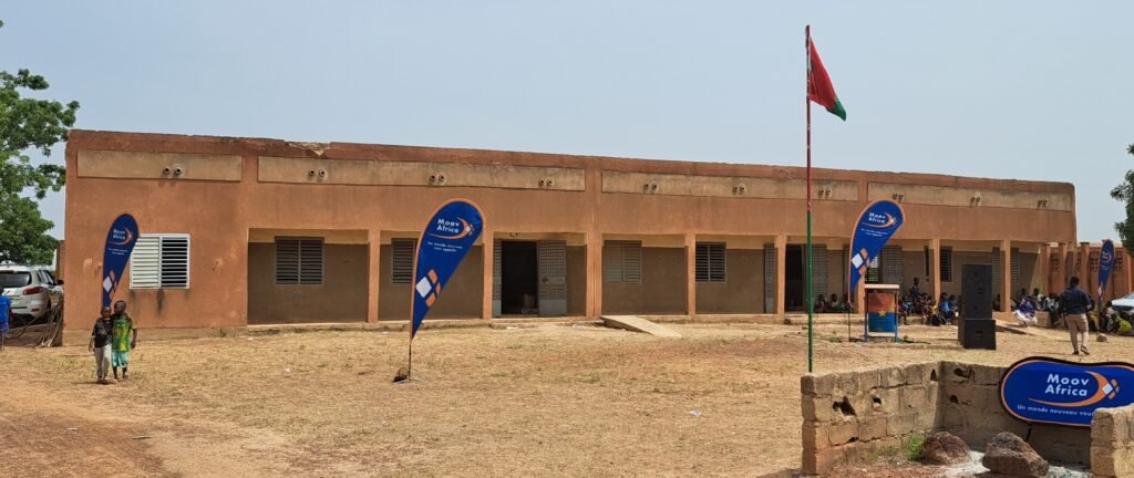 Moov Africa’s New Infrastructure Transforms Tangsega B School in Koubri