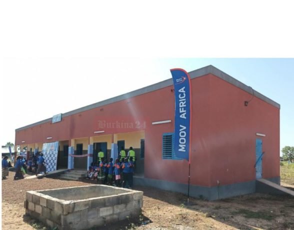 Moov Africa’s New Infrastructure Transforms Tangsega B School in Koubri