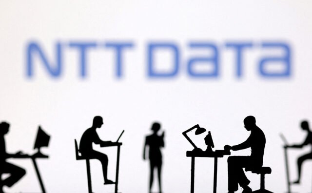 FILE PHOTO: Illustration shows NTT DATA logo NTT DATA Warns of the Unsustainable Resource Demand of AI and Calls for Global Action Toward Sustainable Artificial Intelligence