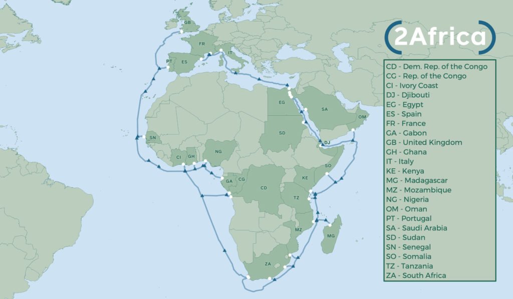 China Mobile Activates 2Africa East Submarine Cable to Boost Africa’s Digital Backbone