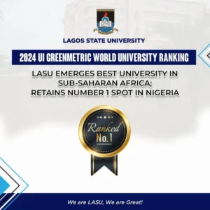 LASU Once Again Named No.1 in West Africa Under UI GreenMetric Ranking