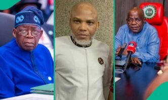 Otti Meets Tinubu Over Kanu, Denies Defection Claims