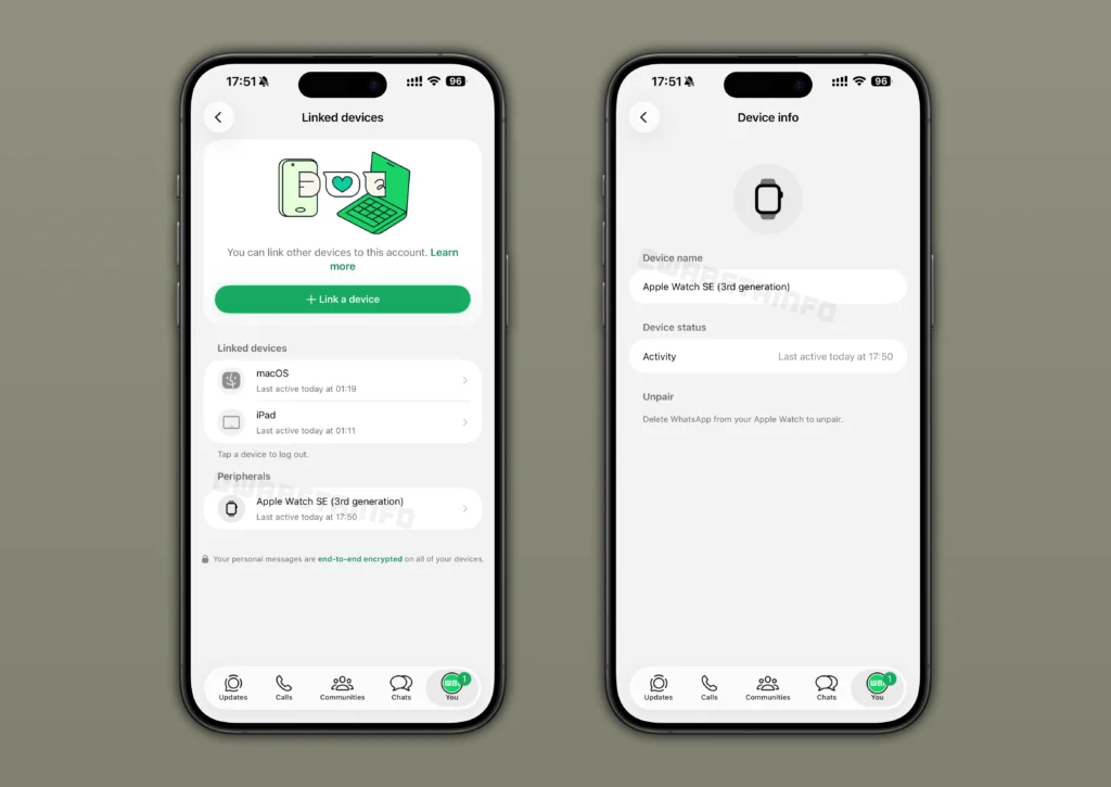 WhatsApp’s New Feature Lets iPhone Users See Connected Devices and Protect Their Chats
