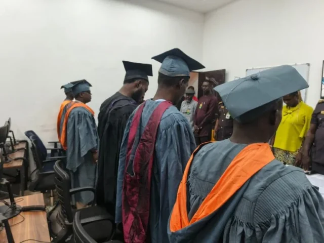NOUN Awards Degrees to Six Inmates at Kuje Custodial Centre in Abuja