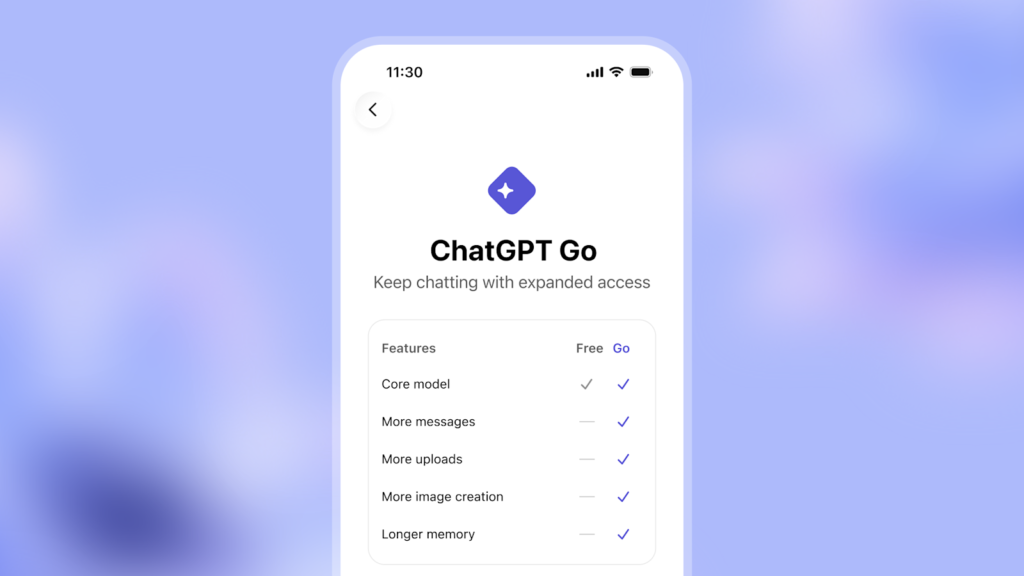 ChatGPT Go Now Available Worldwide with More Power for Less Cost