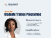 Resilience Technologies Graduate Trainee Program Resilience Technologies Graduate Trainee Program