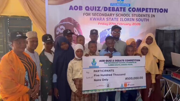 AOB Foundation’s Quiz and Debate Competition Ignites Intellectual Passion Among Ilorin Students