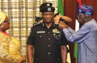 BREAKING: President Tinubu Decorates Tunji Disu as Acting Inspector General of Police