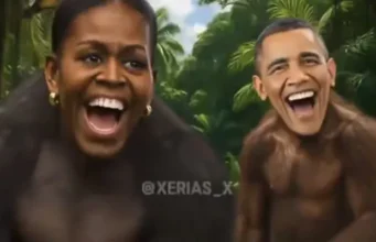 Trump posts AI video depicting Barack and Michelle Obama as monkeys trump