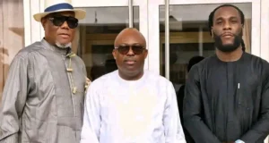 Burna Boy, Father Pay Crucial Visit to Fubara, Drive Initiative to Rebuild Dilapidated School Burna Boy