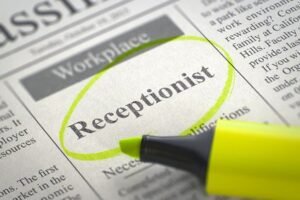 Hiring : Receptionist | Victoria Island | ₦300,000 – ₦500,000
