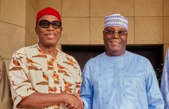 BREAKING: Atiku Holds Crucial Meeting With Amaechi After Tense ADC Presidential Primary — Negative Atiku