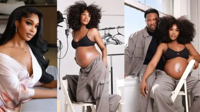 Nollywood_actress_Sharon_Ooja_welcomes_a_baby_boy_with_her_husband_ Sharon Ooja