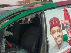 Suspected Thugs Attack Wike-Backed PDP Secretariat in Bauchi PDP Secretariat in Bauchi