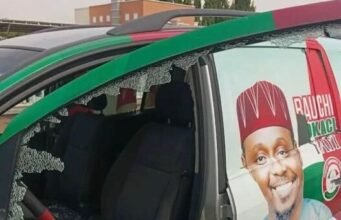 Suspected Thugs Attack Wike-Backed PDP Secretariat in Bauchi PDP Secretariat in Bauchi