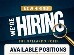NOW HIRING! THE GALLARDO HOTEL NOW HIRING! THE GALLARDO HOTEL
