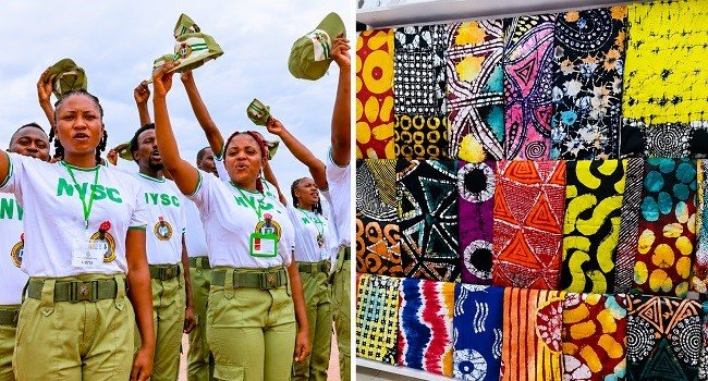 NYSC uniforms and Adire