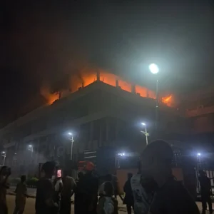 BREAKING: Federal Mortgage Bank Abuja in Flames