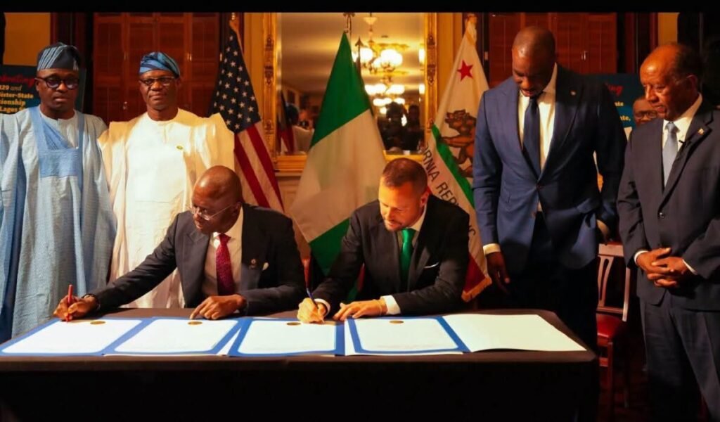 Lagos and California Formalise Sister-State Partnership to Deepen Technology, Trade and Cultural Ties