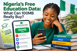 Nigeria’s Free Education Data: What Can 100MB Really Buy?