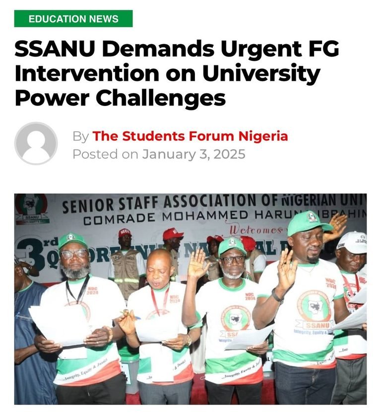 FG Releases Salary Arrears to SSANU Following Strike Threat